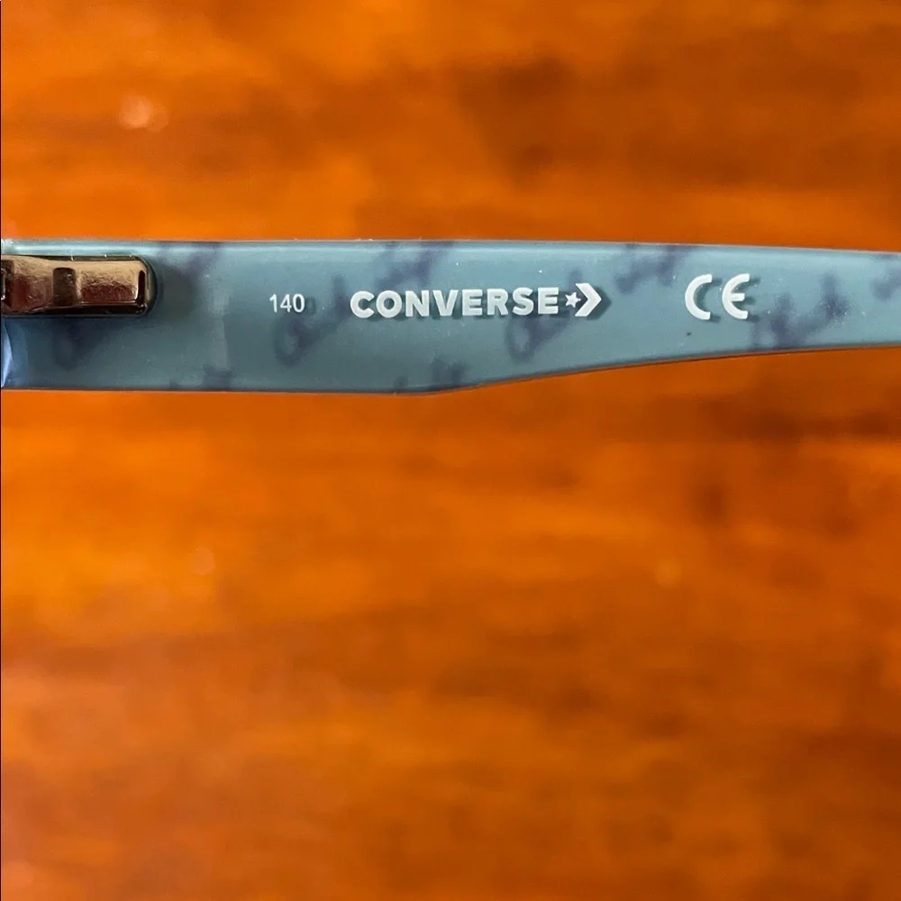 Converse Blue Round Eyeglasses in blue
